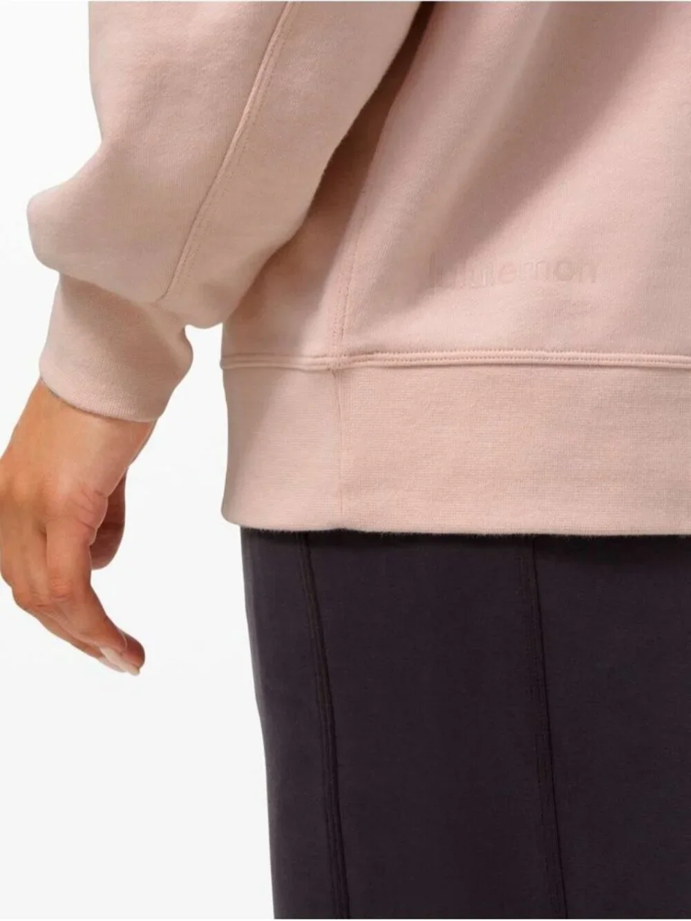Lululemon Perfectly Oversized Crew Feather Pink